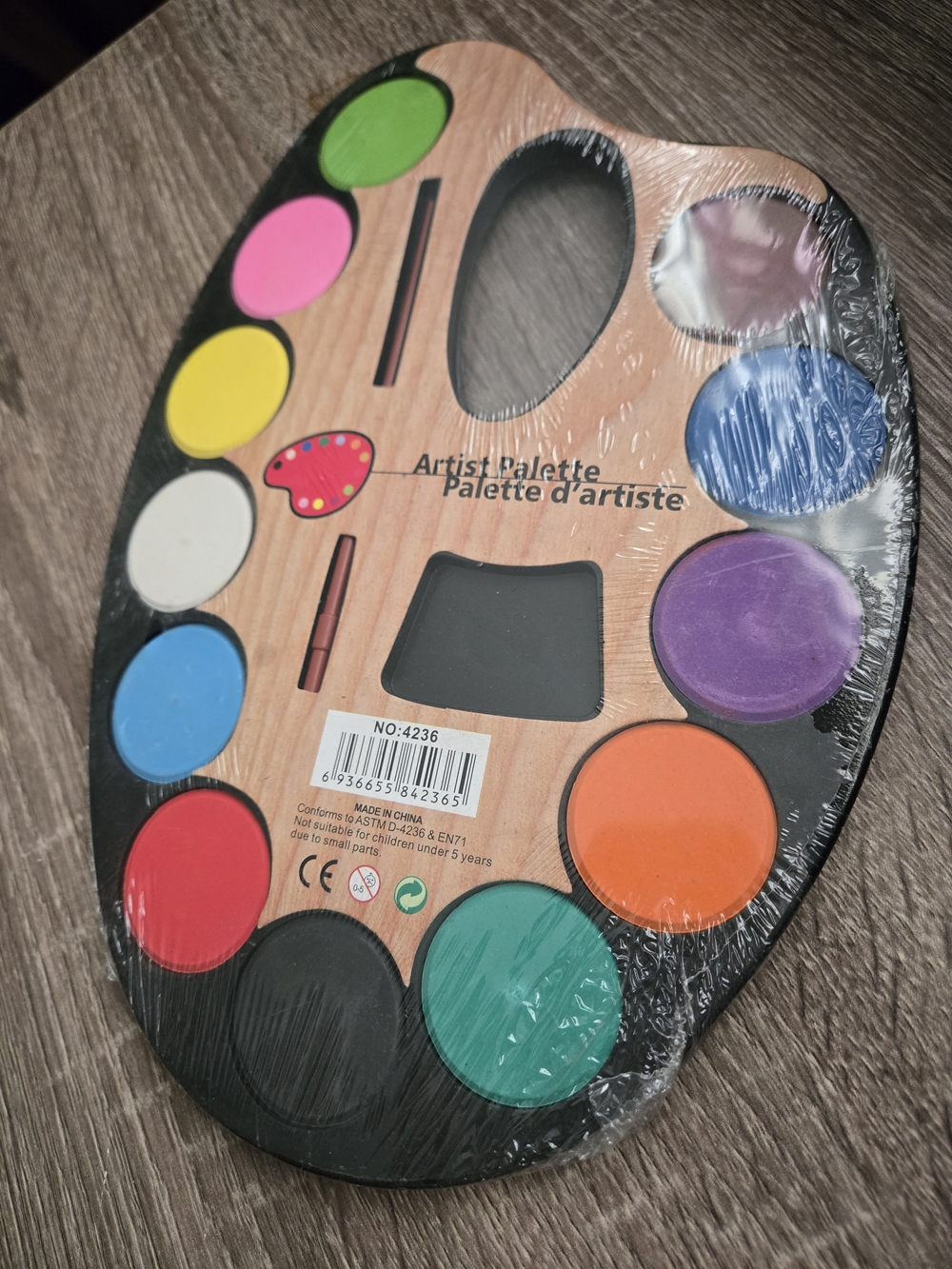 Artist Palette Paint Set - Multicolor Party Paints